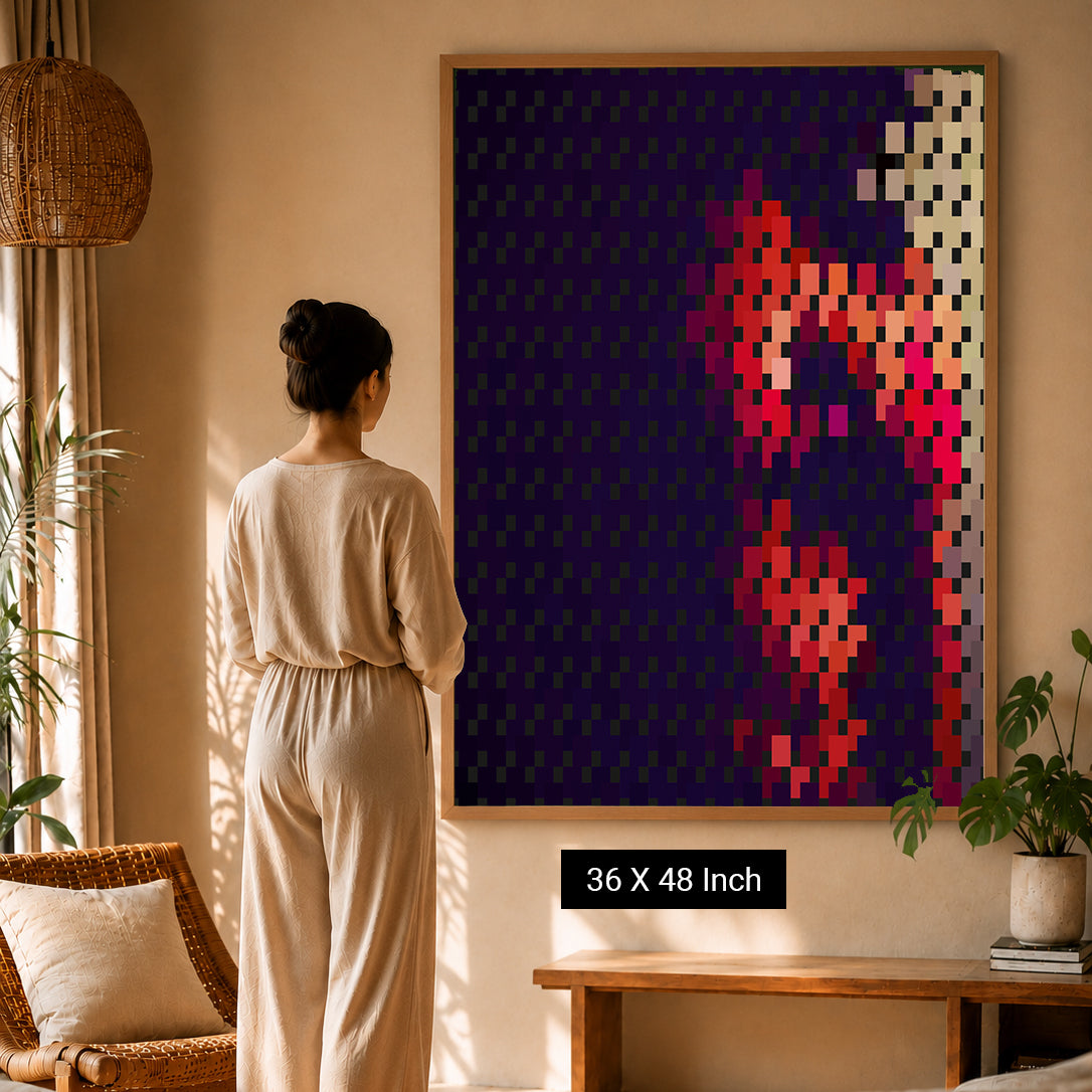 Therapeutic Wall Art Minimalist Dot Art for Self-Care Corners