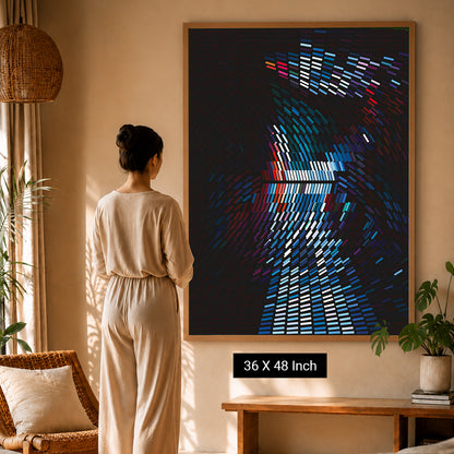 Soft calming artwork for mental wellness