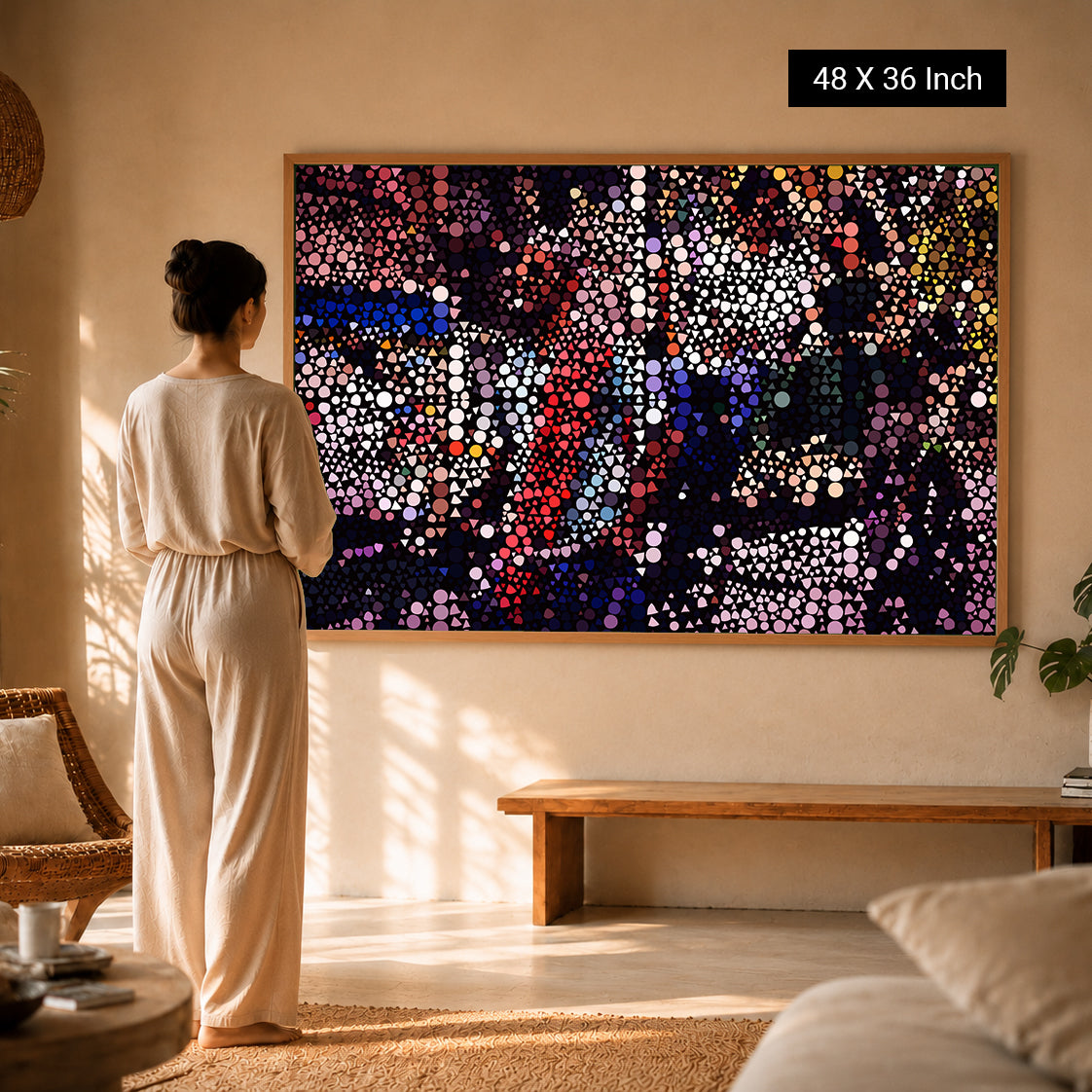 soothing canvas paintings for cozy living room decor