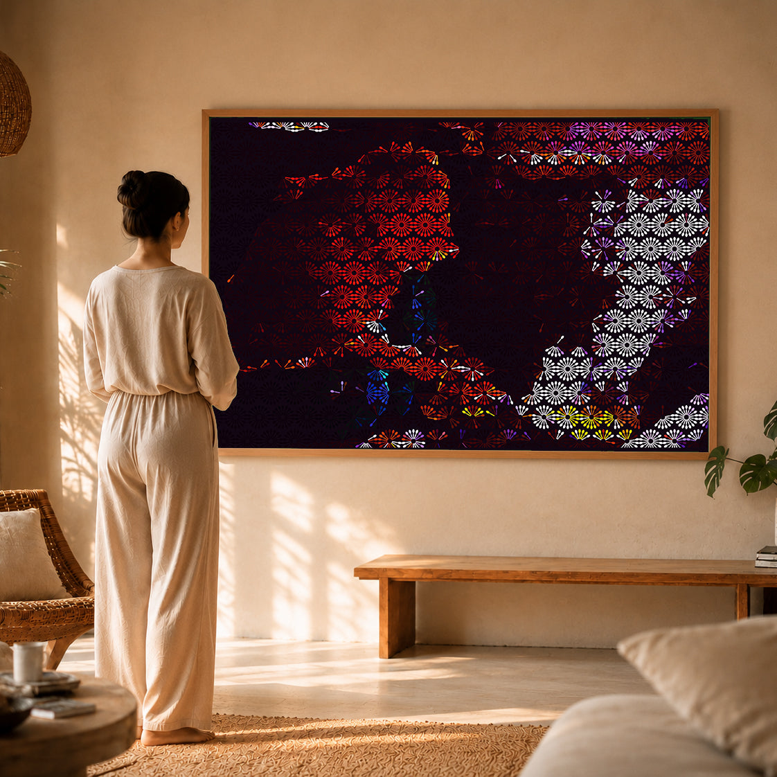 luxury zen wall decor for positive energy and calming home atmosphere