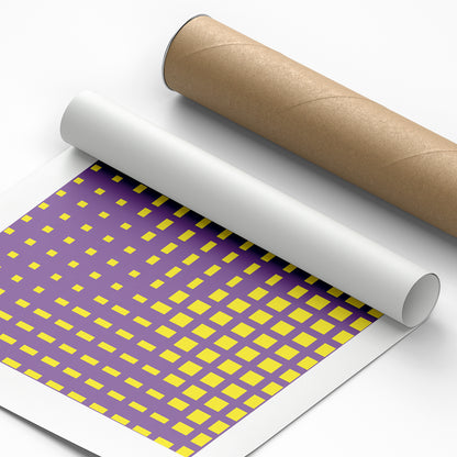 Equilibrium Floating Cube Illusion Poster | Available in Paper, Canvas, Unframed & Ready-to-Hang