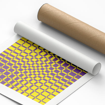 Serenity Vortex Dynamic Optical Print | Available in Paper, Canvas, Unframed & Ready-to-Hang