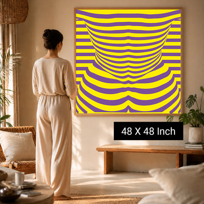 Abstract Art Therapy Canvas for Home Decor | Available in Paper, Canvas, Unframed & Ready-to-Hang
