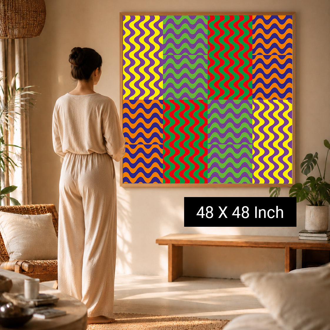 minimalist therapeutic wall decor for calm spaces