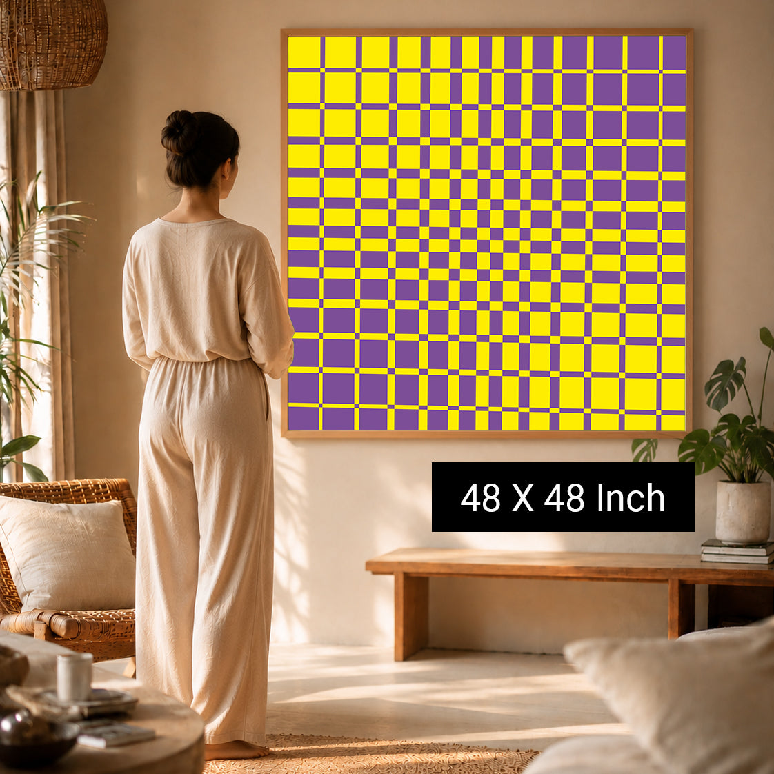 Serenity Vortex Dynamic Optical Print | Available in Paper, Canvas, Unframed & Ready-to-Hang