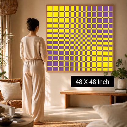 Serenity Vortex Dynamic Optical Print | Available in Paper, Canvas, Unframed & Ready-to-Hang