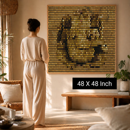 healing geometric wall decor for emotional comfort and positivity