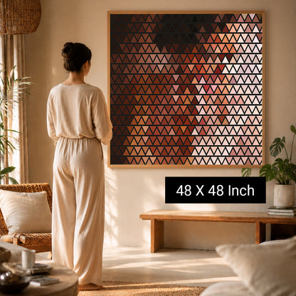 peaceful meditation canvas painting for stress relief bedroom decor