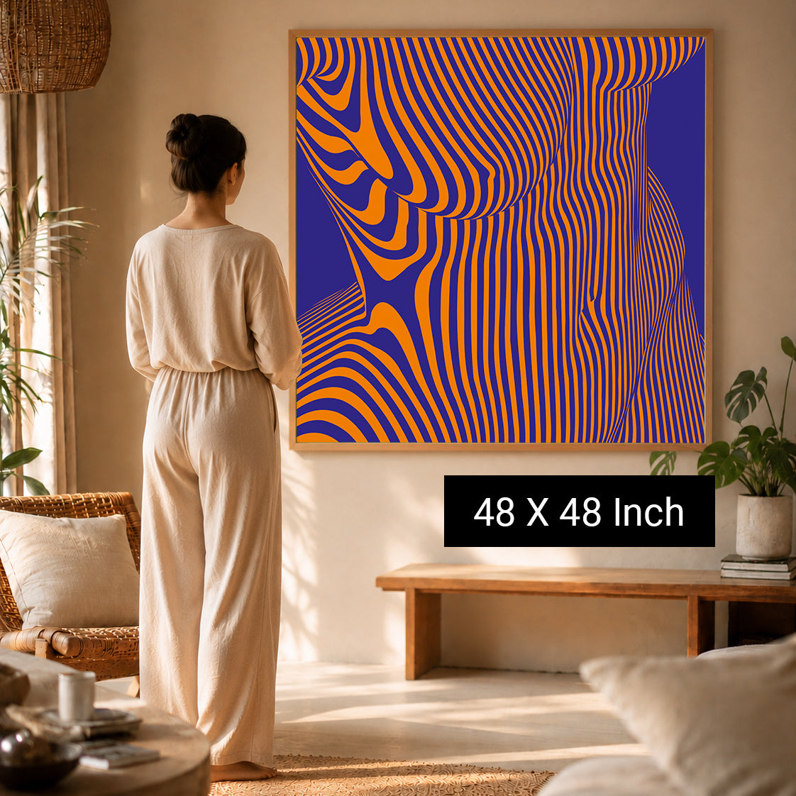 calming symmetrical wall art for trauma informed therapy spaces