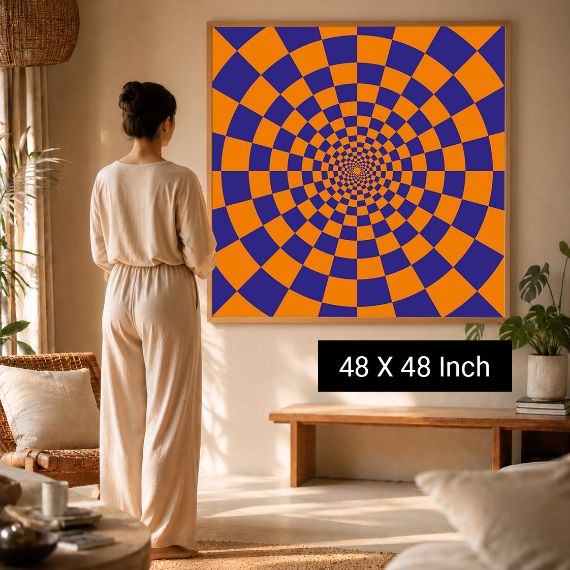 calming Indian art prints for bedroom decoration