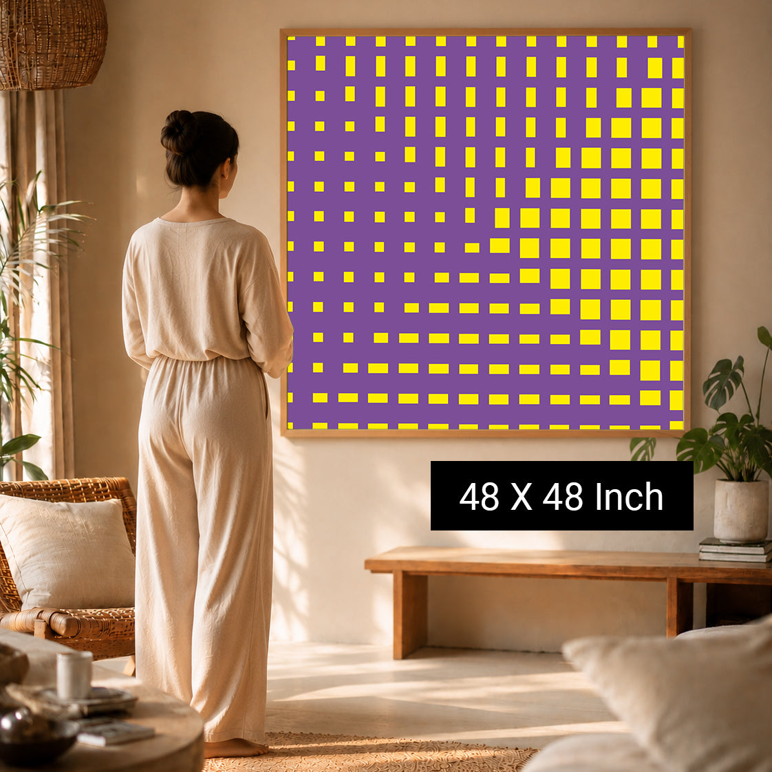 Equilibrium Floating Cube Illusion Poster | Available in Paper, Canvas, Unframed & Ready-to-Hang
