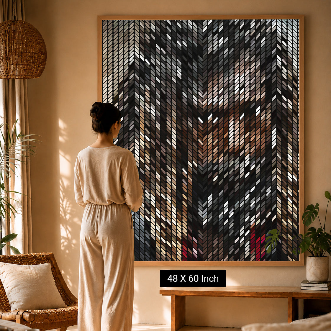 serene canvas wall art for meditation corners