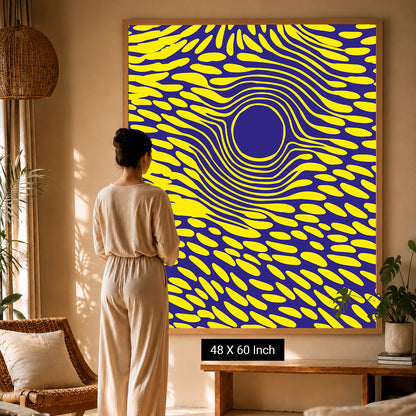 serene artwork for mindful bedroom decoration