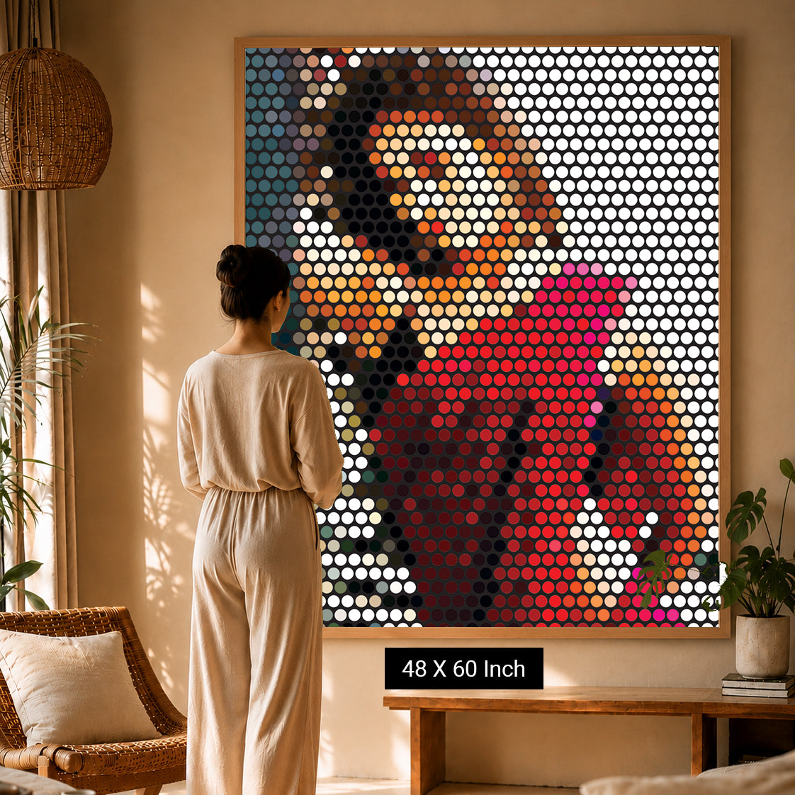 Therapeutic artwork for trauma-informed interiors