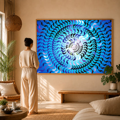 beautiful zen canvas art for cozy interiors and stress free home vibes