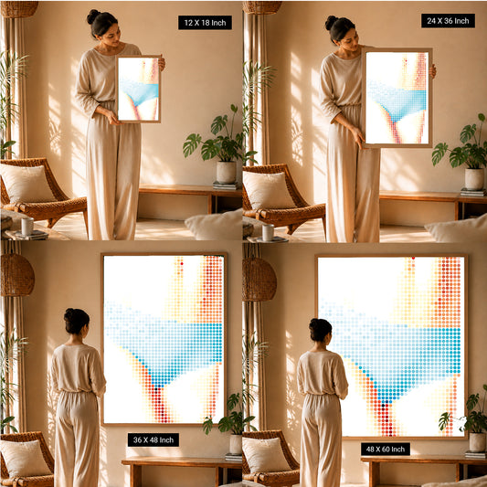 Therapeutic Wall Art – Dressing Room Symmetry Print