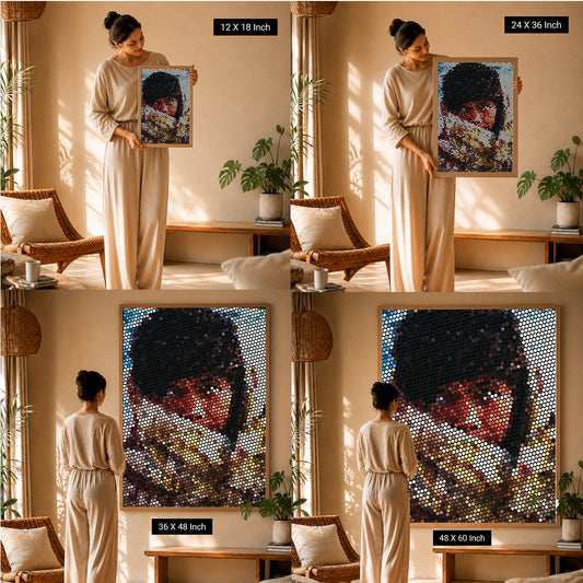 Symmetrical Art Therapeutic Wall Print for Psychiatric Offices