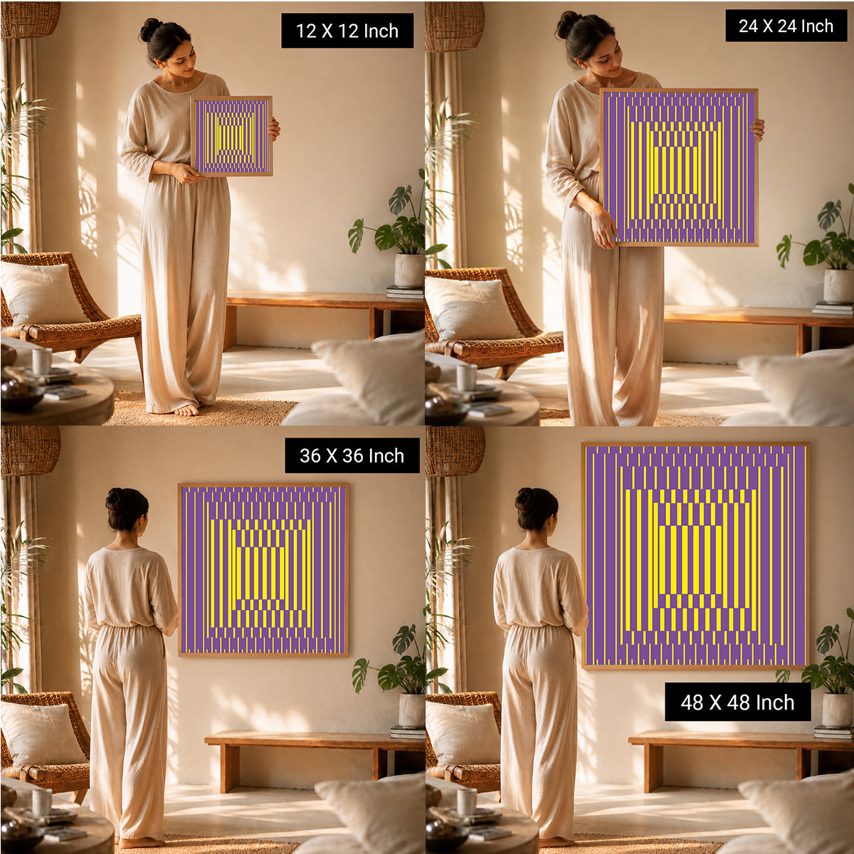 Ambient Illusion Decor for Mindfulness Spaces | Available in Paper, Canvas, Unframed & Ready-to-Hang