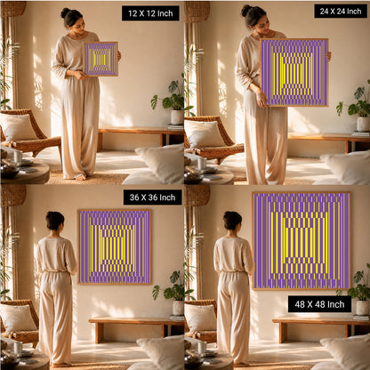 Ambient Illusion Decor for Mindfulness Spaces | Available in Paper, Canvas, Unframed & Ready-to-Hang