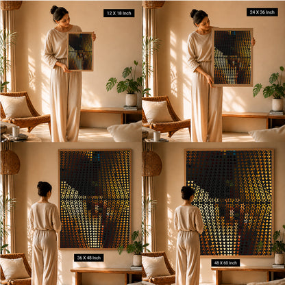 Sacred Feminine Form – Modern Abstract Wall Art | Paper, Canvas, Unframed & Ready-to-Hang