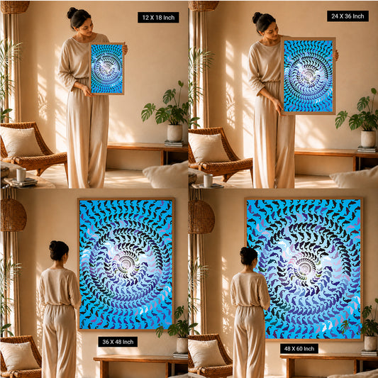 Therapeutic Wall Art for Therapy Rooms & Wellness Clinics