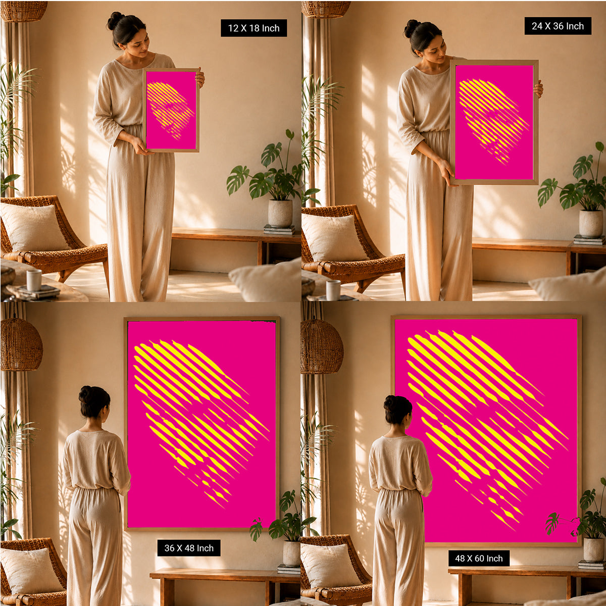 zen canvas wall art for emotional healing