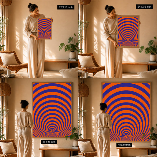Symmetry Art Therapeutic Wall Print for Therapy Rooms & Clinics