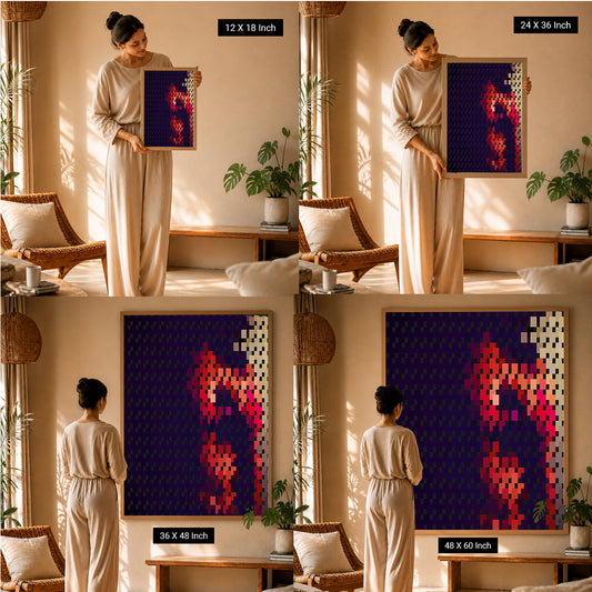 Therapeutic Wall Art Minimalist Dot Art for Self-Care Corners