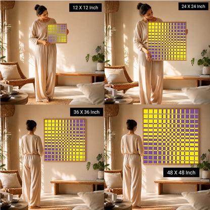 Serenity Vortex Dynamic Optical Print | Available in Paper, Canvas, Unframed & Ready-to-Hang