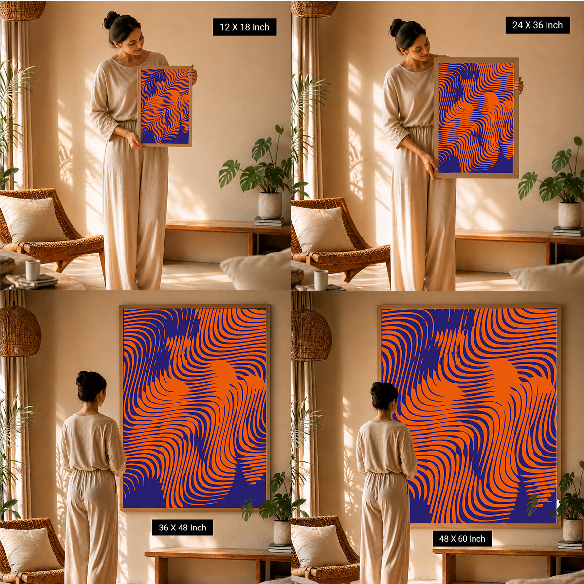 Modern spiritual wall art for home decor