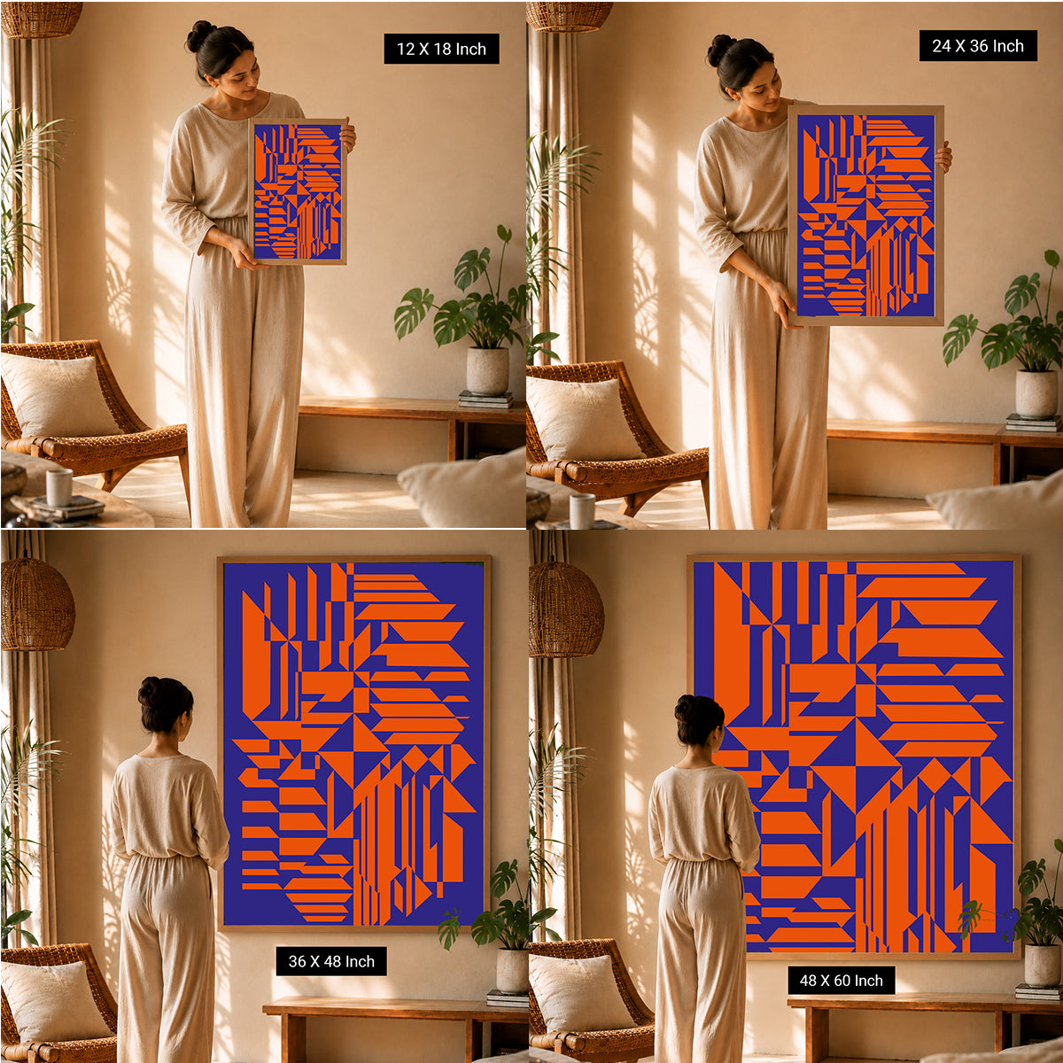 therapeutic wall art for calming living room india