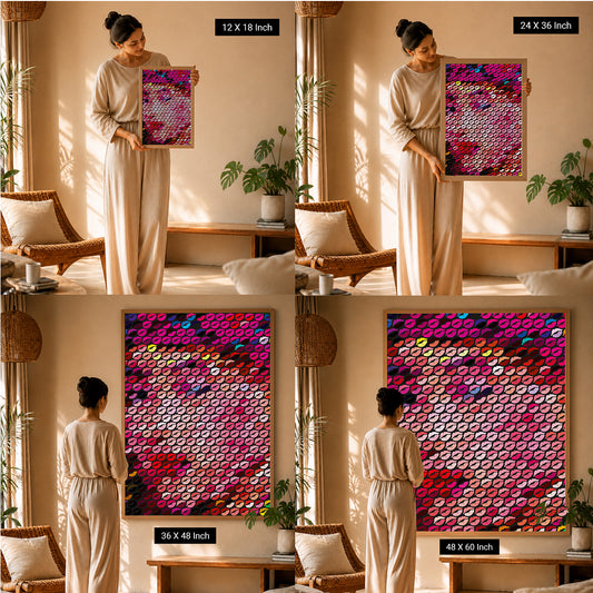 Hand-Stippled Fractal Dot Art for Functional Medicine & Neurofeedback Clinics – Alpha-Theta Activation & Parasympathetic Healing, Print or Canvas | ILU Art Therapy