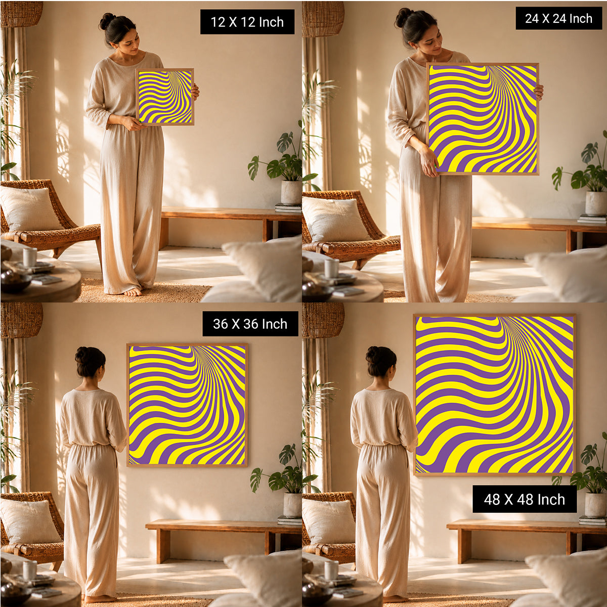 Mood-Boosting Night Light & Art Therapy Decor | Available in Paper, Canvas, Unframed & Ready-to-Hang