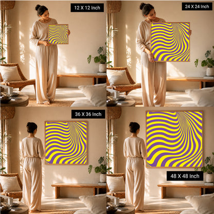 Mood-Boosting Night Light & Art Therapy Decor | Available in Paper, Canvas, Unframed & Ready-to-Hang