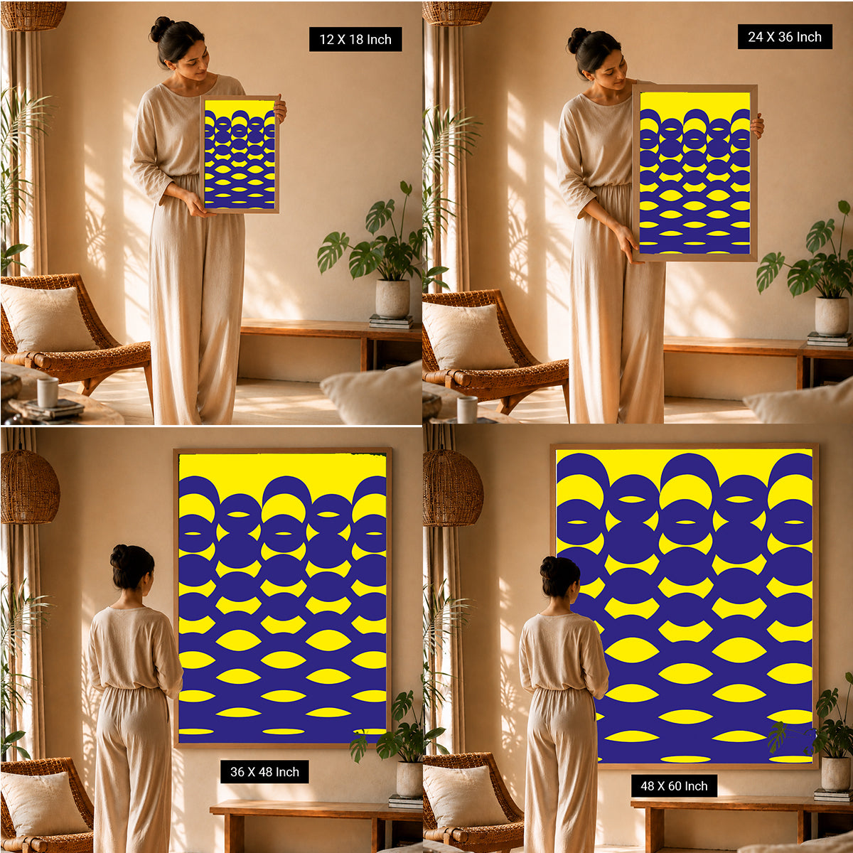 calming neutral wall art for elegant interiors