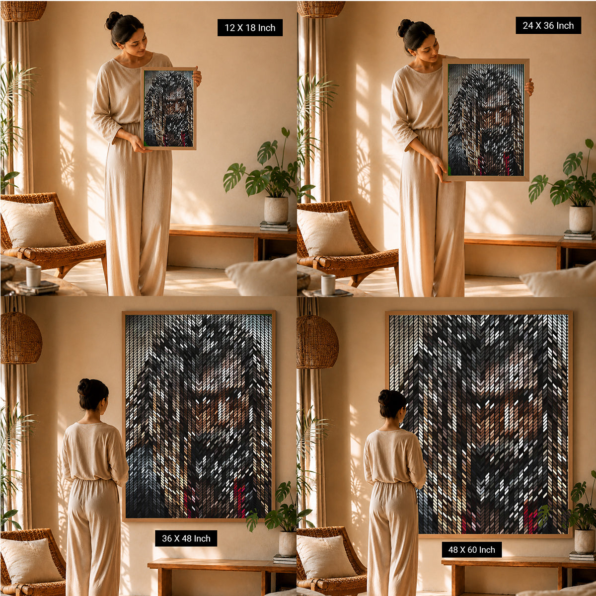 relaxing wall paintings for mental wellness