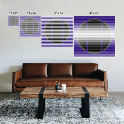 Therapeutic wall art for creating calm and peaceful atmosphere