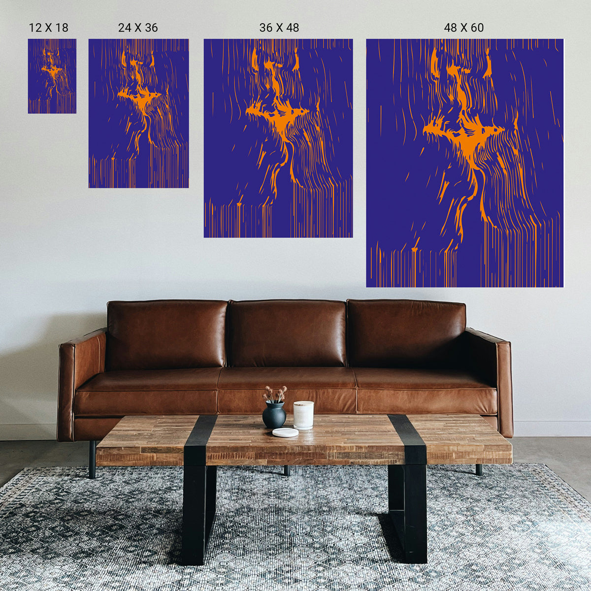 Stress relief illusion artwork for modern homes