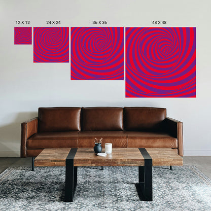 Optical illusion decor for modern bedroom stress reduction