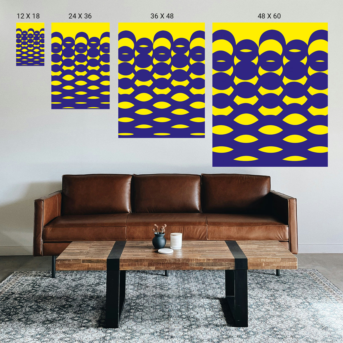 Therapeutic decor for calming visual experience