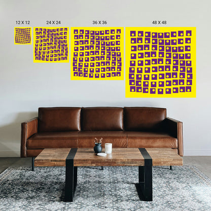 Abstract illusion decor for reducing anxiety and tension