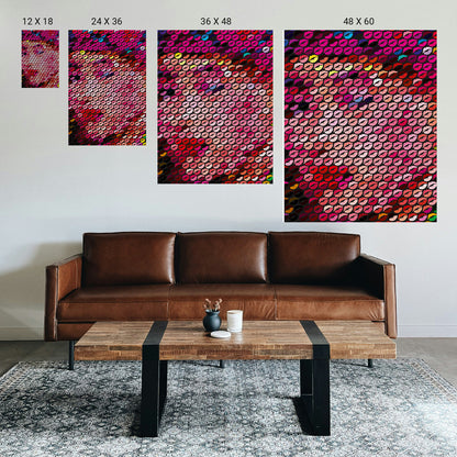 Abstract calming decor for peaceful environment