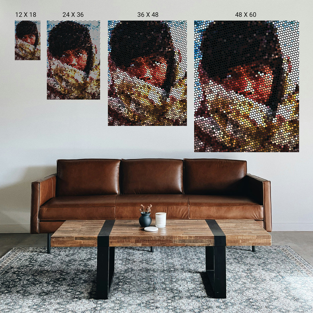 Illusion decor for mindfulness and relaxation