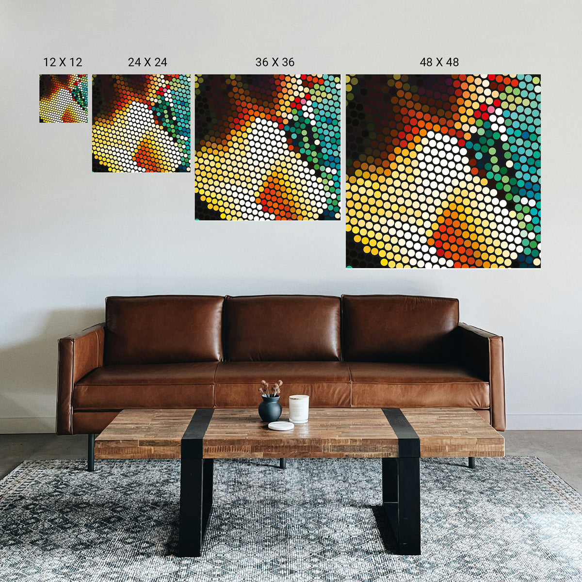 Relaxing illusion decor for calm and peaceful home