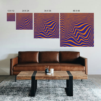 Stress relief wall art for bedroom and office spaces