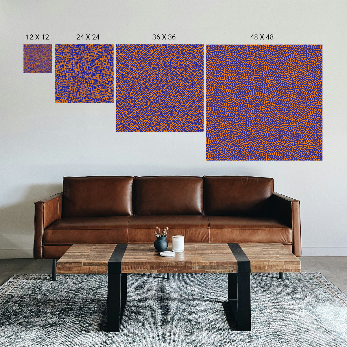 Hypnotic illusion art for meditation and mindfulness practice