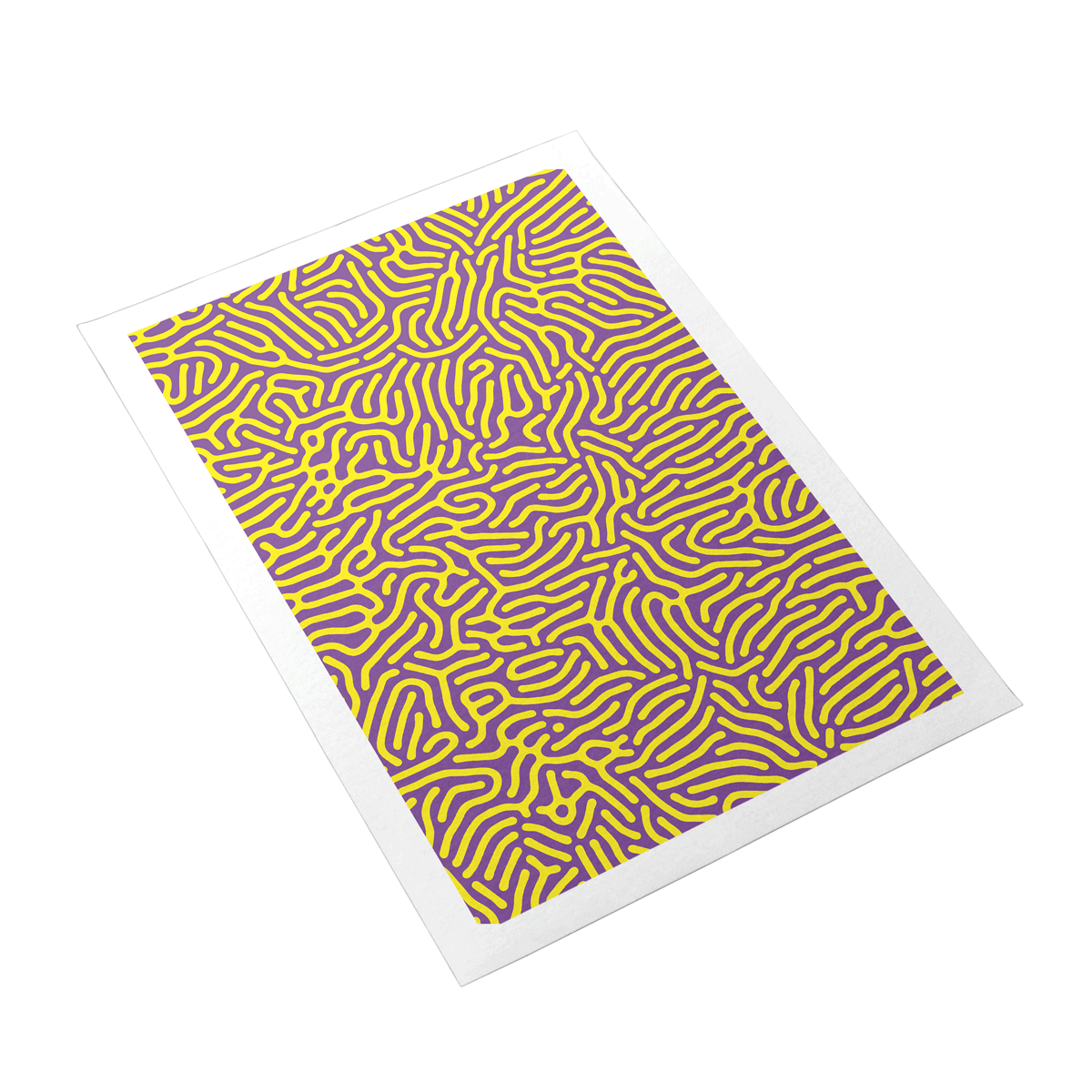 Illusion art design for calming and focused living space