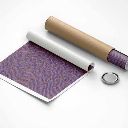 Hypnotic optical illusion decor for relaxation and peaceful atmosphere