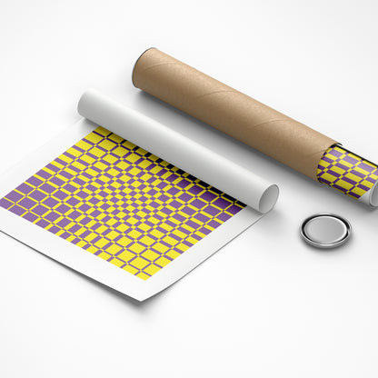 Serenity Vortex Dynamic Optical Print | Available in Paper, Canvas, Unframed & Ready-to-Hang