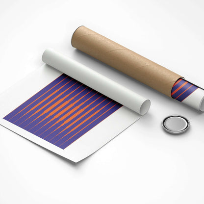 Roll of paper with a printed design on a white background
